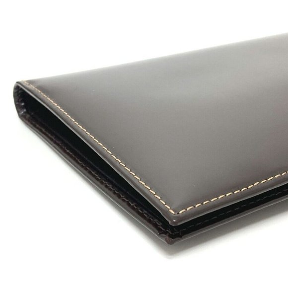 UNUSED PATEK PHILIPPE logo Novelty Two fold Travel case Brown - Picture 5 of 12